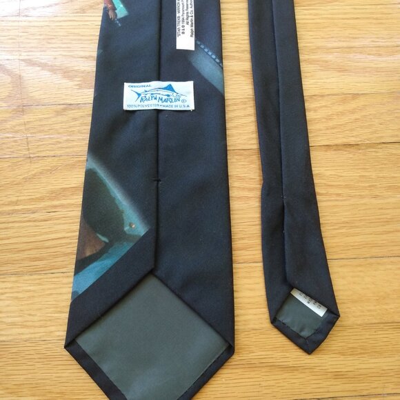 Vintage 90s Star Trek Tie Necktie Ralph Marlin Spock Captain Kirk Bones Uhura - Picture 7 of 14